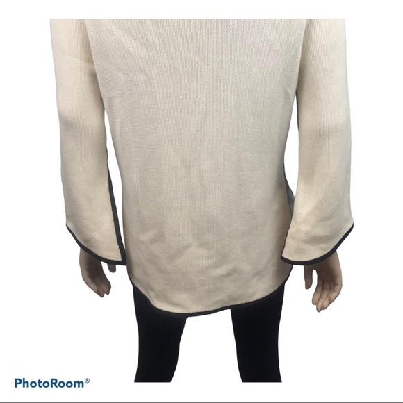 Krisztina Nagy Milano Ivory Asymmetrical Cardigan - Picture 7 of 12